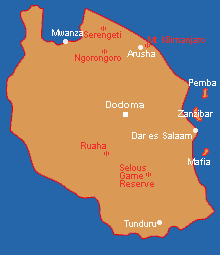 Kaartje Tanzania