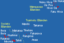 Kaartje Frans Polynesië