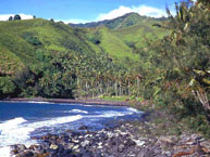 Vulkanisch strand