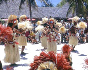 Tahitiaanse dansgroep